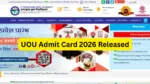 UOU Admit Card 2026 Released