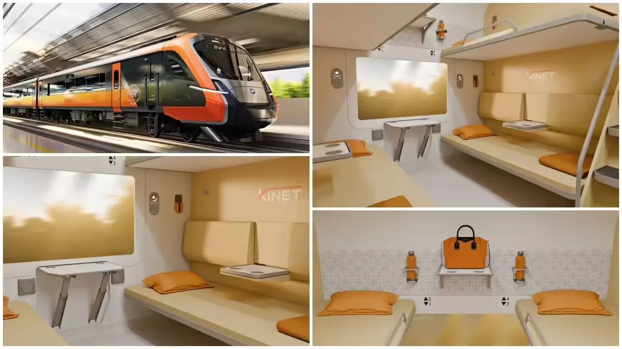 Vande Bharat Sleeper Coach Interior Look Photos