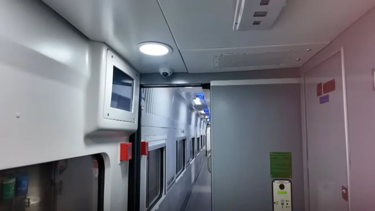 Vande Bharat Sleeper Coach Interior Look Photos