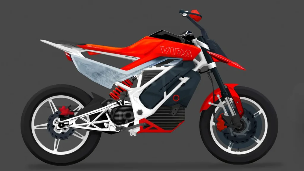 Hero Vida UBEX Electric Street Bike Patent Leaked – Design Range Features Launch Update