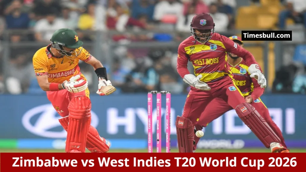 Zimbabwe vs West Indies T20 World Cup 2026