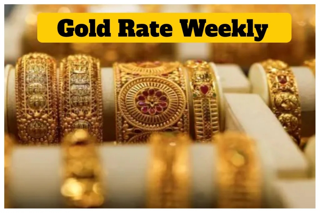 Gold Rate Weekly – Check 24K, 22K & 18K Gold Updated Prices in Metro Cities Per 10 Gram