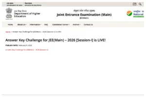 JEE Main Result 2026 Update – How to Download Scorecard at jeemain.nta.nic.in