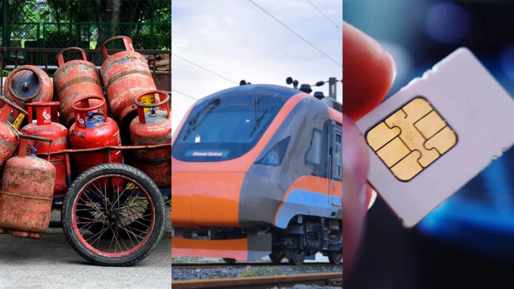 March 1 Rule Changes: Big Changes in SIM Cards, LPG Prices and Railway Apps
