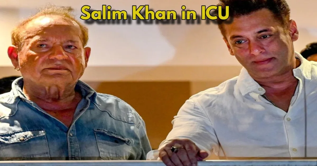 Salman Khan Father Salim Khan Admitted to ICU – Family Gathers at Hospital