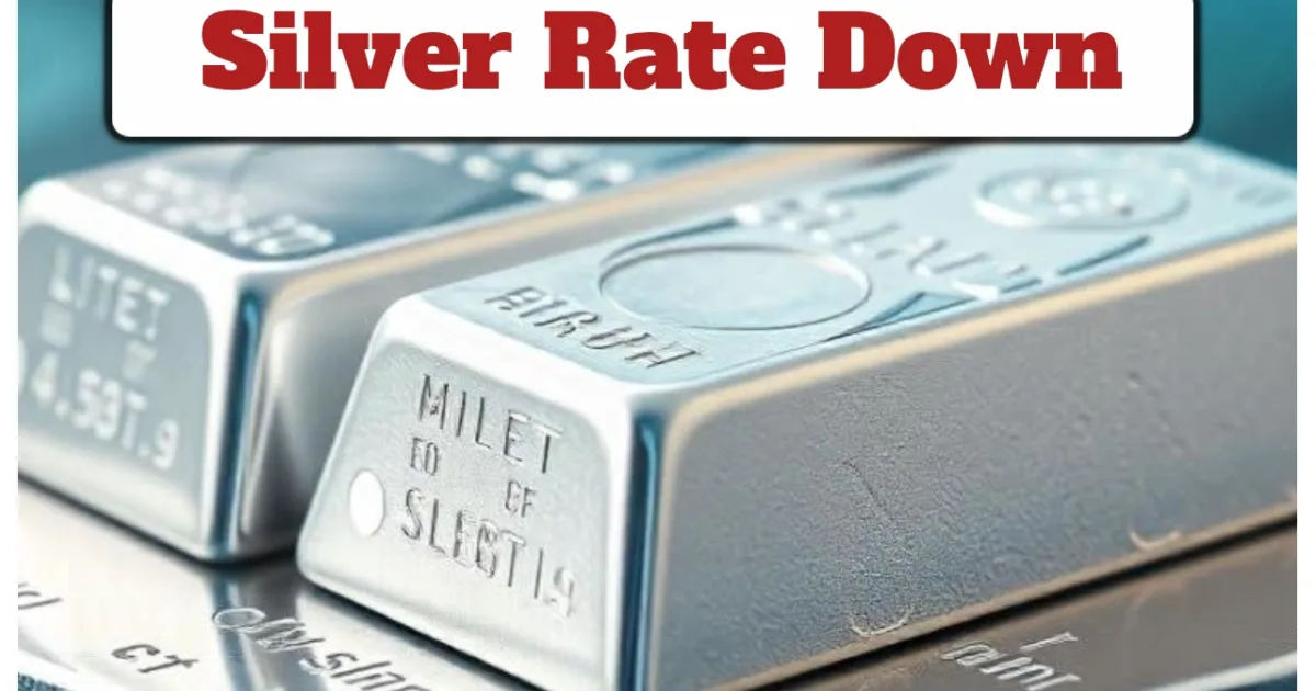 Silver Price Crash – Silver Down ₹1.35 Lakh from All-Time High, Check 100 grams & 1 kg Latest Rate city – Wise