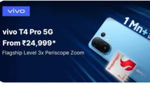 Flipkart Big Bachat Days: Get Vivo T4 Pro At Rs 24999, Click Great Selfies With Camera