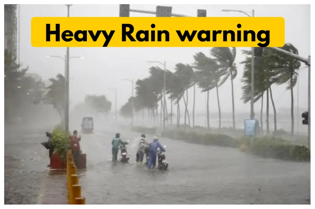 Monsoon Update – Heavy Rain & Thunderstorms Warning in 10 States Over Next 24 hours