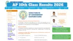 AP 10th Class Results 2026 – How to Download Marksheet at bse.ap.gov.in