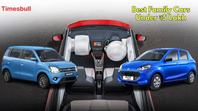 Best Family Cars Under ₹5 Lakh: Maruti S-Presso, Maruti Alto K10, Renault Kwid and More