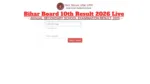 Bihar Board 10th Result 2026 – How to Check Score Using Roll Number and Roll Code, Here Direct Link