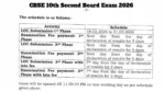 CBSE 10th Second Board Exam 2026 – Improve Scores in 3 Subjects; Check New May Exam Schedule & Guidelines