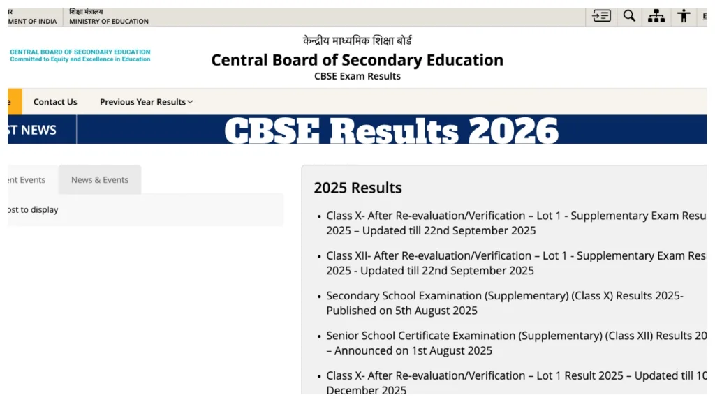 CBSE Results Date 2026 – How to Marksheet Download By Roll Number, Direct Link Here
