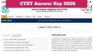 CTET Answer Key 2026 Announced Soon - How to Download at ctet.nic.in, Check Objection Fee in Education category