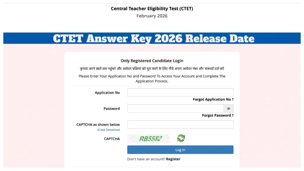 CTET Answer Key 2026 Release Date – When CBSE to Upload February Session Key at ctet.nic.in?