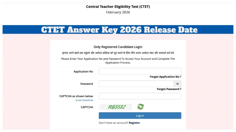 CTET Answer Key 2026 Release Date – When CBSE to Upload February Session Key at ctet.nic.in?