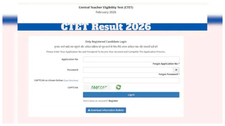 CTET Result 2026 LIVE Updates – How to Login with Application Number & Download Scorecard PDF, Here Direct Link