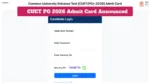 CUET PG 2026 Admit Card Announced – Direct link to Download at exams.nta.nic.in