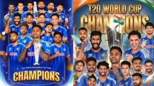 CHAMPIONS! 🏆 India Make History in Ahmedabad, Samson's Blitz, Bumrah's Magic: India Win T20 World Cup Title in India category