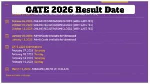 GATE 2026 Result Link – How to Check Score on March 19 at gate2026.iitg.ac.in