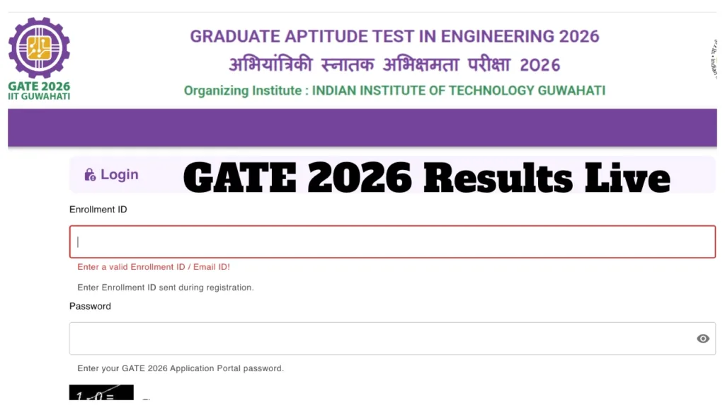 GATE 2026 Results Live – How to Download Scorecard and Check Expected Cutoff at gate2026.iitg.ac.in