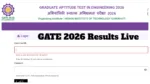 GATE 2026 Results Live – How to Download Scorecard and Check Expected Cutoff at gate2026.iitg.ac.in