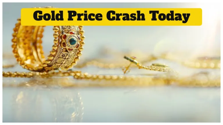 Gold Price Crash Today – Gold Drops by ₹1,963 & Silver falls ₹7,695, Check Live Rates