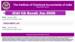 ICAI CA Result Jan 2026 Announced March 8? Check Direct Link at icai.nic.in