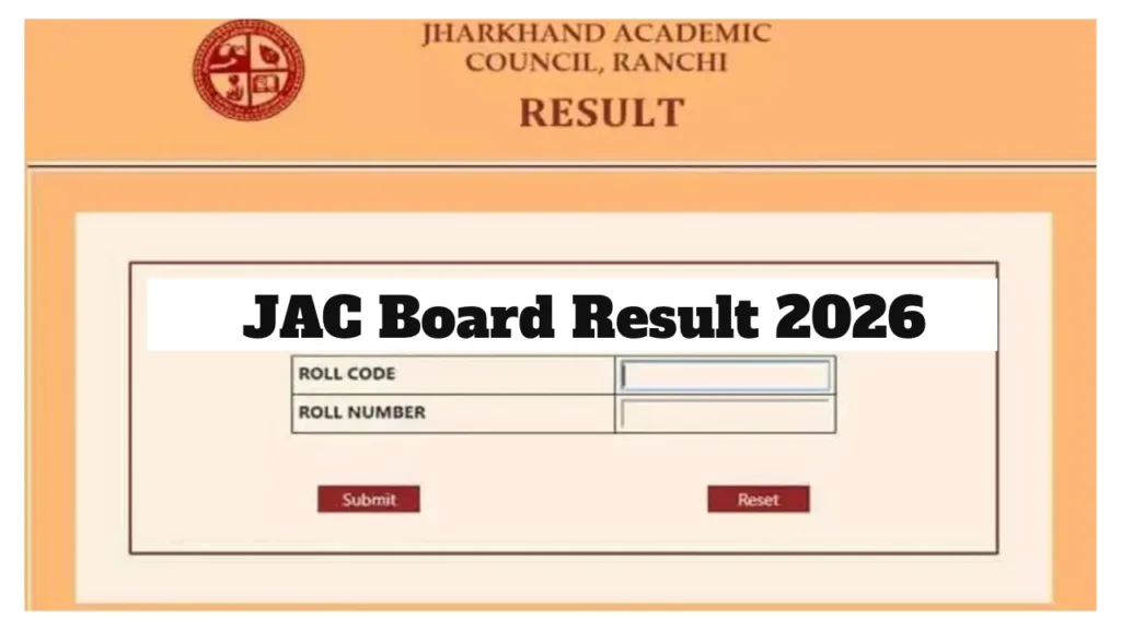 JAC Board Result 2026 – How to Check Score Via Roll Number, Here Direct Link