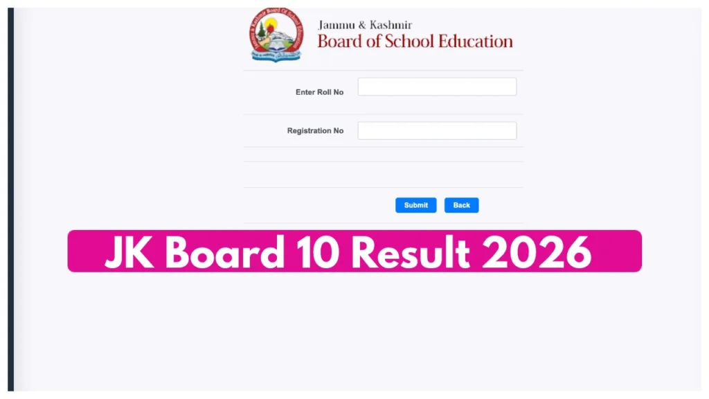 JK Board 10 Result 2026 – How to Check JKBOSE Score Via Roll Number & DigiLocker