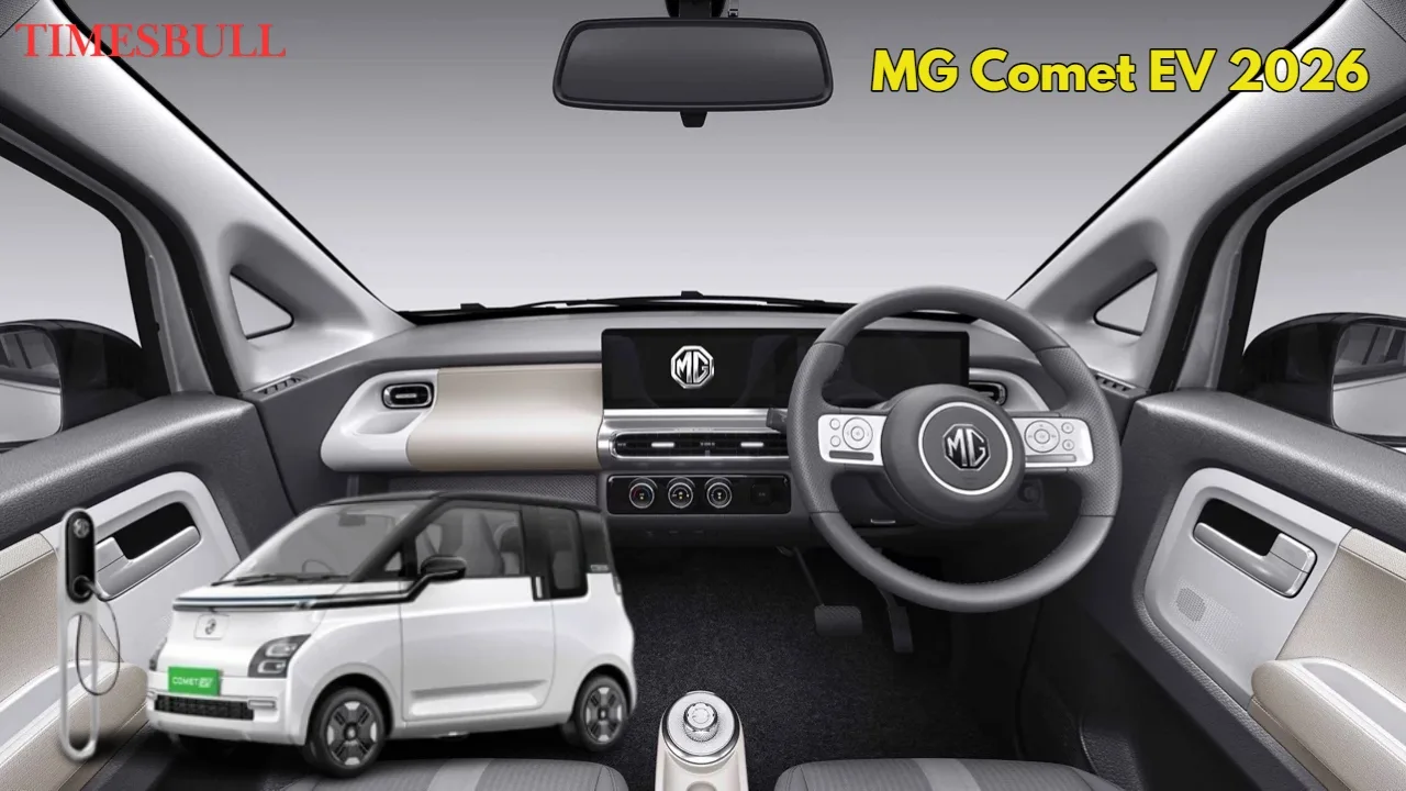 MG Comet EV 2026: India’s Most Affordable Electric Car at ₹4.99 Lakh, Know Range & Features