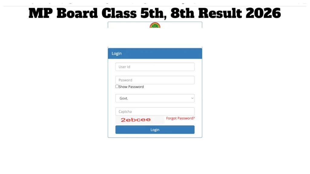 MP Board Class 5th, 8th Result 2026 – How to Download Marksheet at rskmp.in