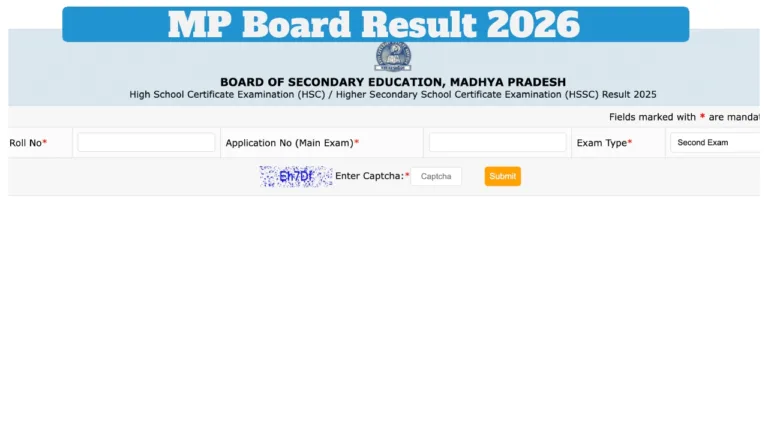 How to Check MP Board Result 2026: Download Link for Class 10 and 12 Scorecards at mpbse.nic.in