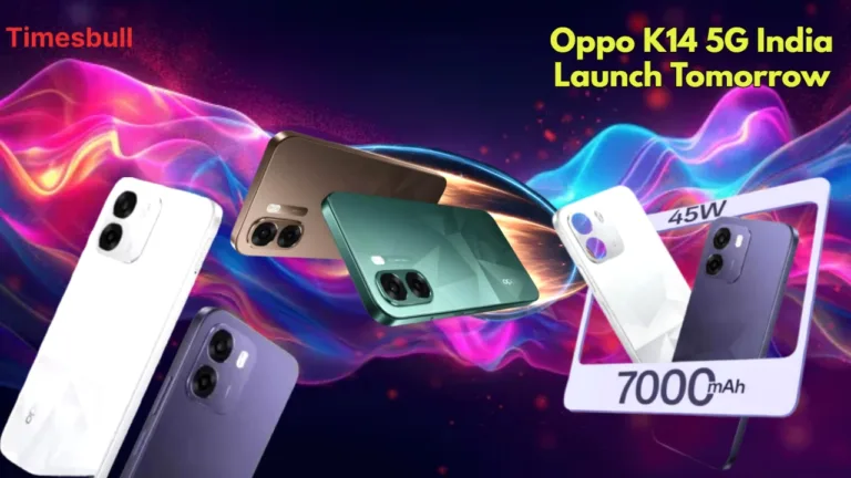 Oppo K14 5G India Launch 2026: New Phone with Massive 7000mAh Battery Launching Tomorrow