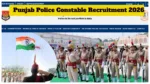 Punjab Police Constable Recruitment 2026 -Notification OUT for 3,298 Posts; How to Apply at punjabpolice.gov.in