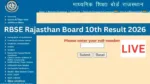 Check Rajasthan Board 10th Result 2026 by Roll Number, Know the Easy Way