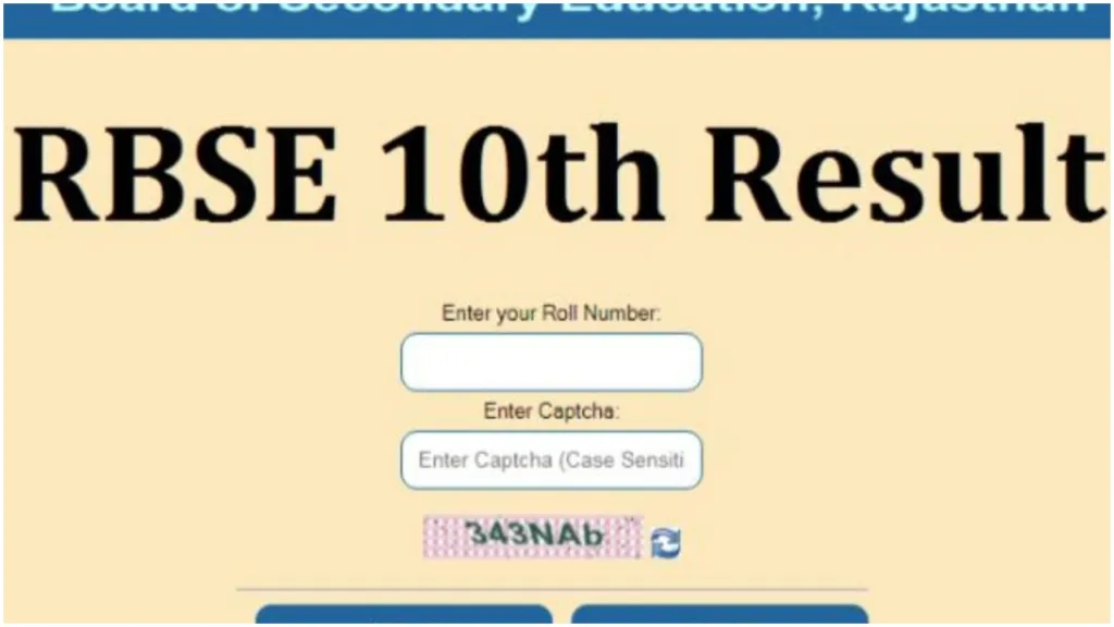 Check Rajasthan Board 10th Result with Direct Link! Easy Process