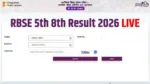 5th and 8th Class Result 2026 Declared, Check Step-by-Step Process