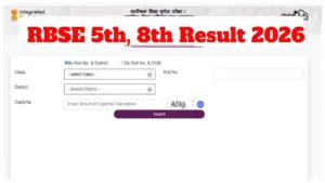 Rbse 5th, 8th Result 2026