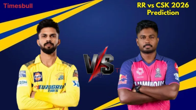 RR vs CSK 2026 Prediction