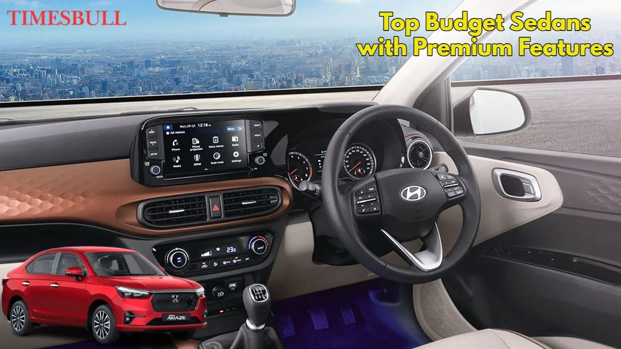 Best Sedans Under ₹10 Lakh: Maruti Suzuki Dzire, Hyundai Aura, Tata Tigor and More