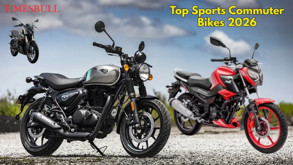 Top Sports Commuter Bikes 2026: TVS Raider 125, Bajaj Pulsar N160, Royal Enfield Hunter 350 And More