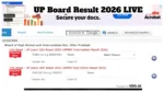 UP Board Result 2026 LIVE -How to Check Class 10, 12 Score by Name and Roll Number, Here Step-by-Step Points