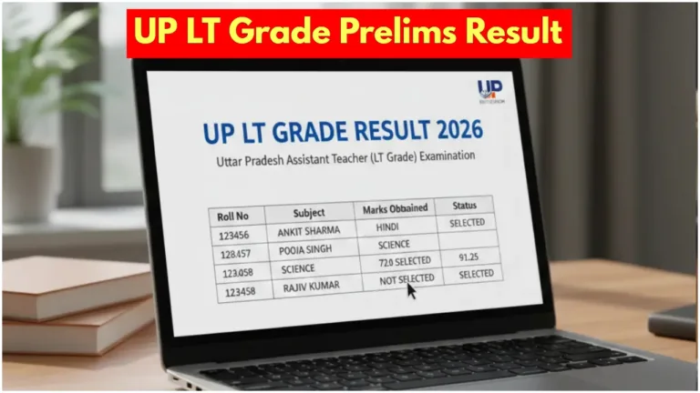 How to Check UP LT Grade Prelims Result for These Subjects? Know the Way
