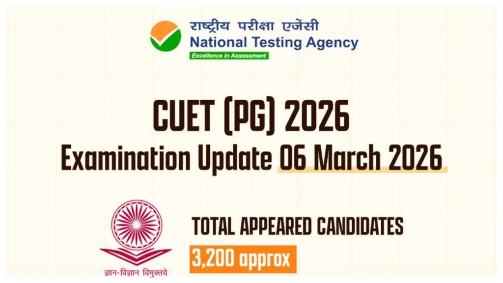 CUET PG 2026 Exam Guidelines – Mandatory Documents for March 8, 9 & 10 Exams at exams.nta.nic.in