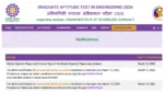 GATE 2026 Result Announced Today – Direct Link to Check Score at gate2026.iitg.ac.in