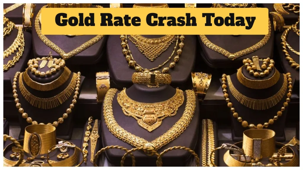 Gold Rate Crash – Silver Falls ₹7,500, Gold Down ₹1,800, Check 22K & 24K Prices