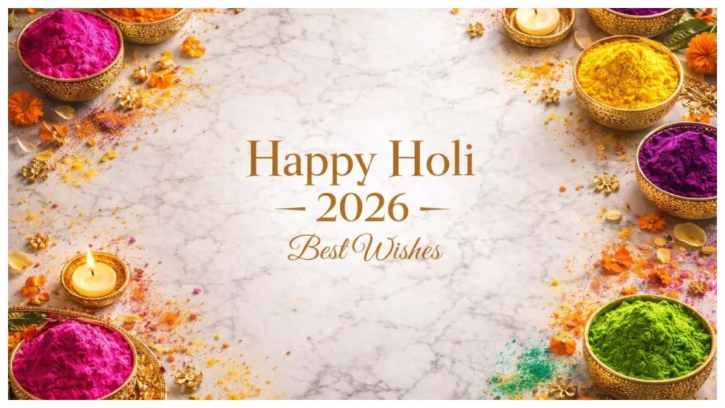 Happy Holi 2026 – Best Wishes, Quotes, Images and WhatsApp Status to share with your friends & family