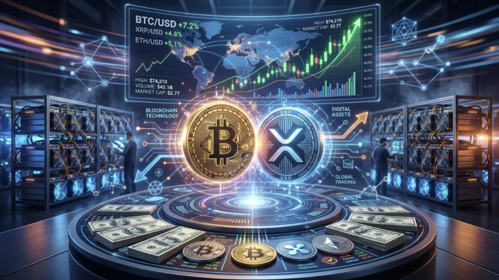 As Geopolitical Tensions Shake Crypto Markets, Are XRP Holders Turning to Cloud Mining?