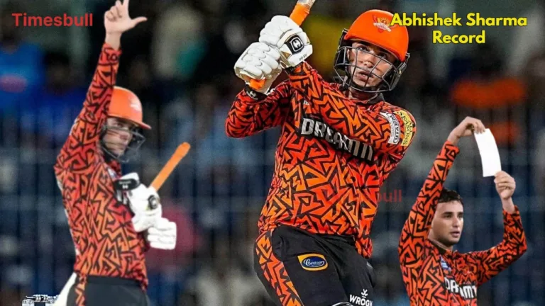 Abhishek Sharma Record